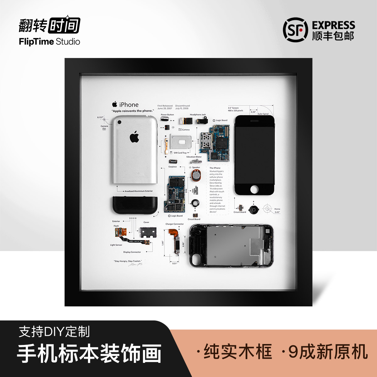 iPhone苹果初代手机拆解相框