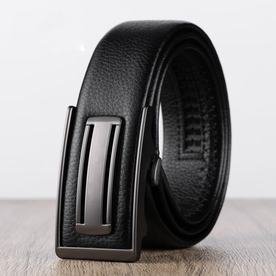皮带梵森娅牛皮男士内穿时尚