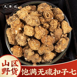 野生扣子七中药材新货无硫珠子参 珠儿参纽子七新货大颗500克精选