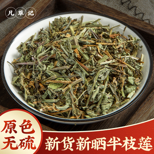 半枝莲中药材500g野生半支莲百花蛇舌草半枝莲茶铁树叶大枣泡茶水