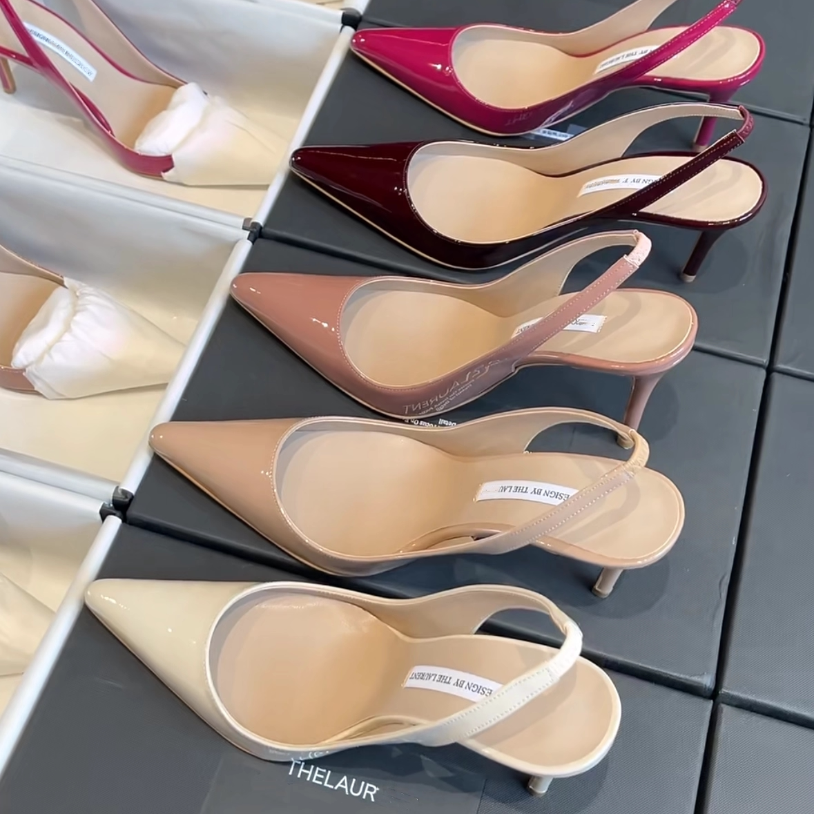 2025秋冬新款方头高跟鞋细跟凉鞋性感后空气质职业女浅口漆皮单鞋