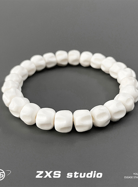 ZXS STUDIO 天然百香籽菩提手串男女文玩高油性单圈串珠手链盘玩