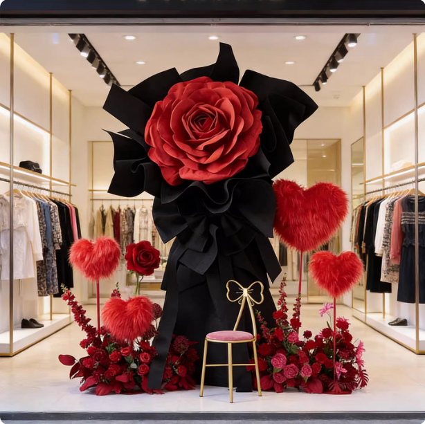 巨型玫瑰花网红情人节摆设仿真花造景eva纸艺花摆件装饰场景布置,节庆用品/礼品,装扮布置套餐,淘宝优惠券,粉丝福利购,淘宝优惠卷