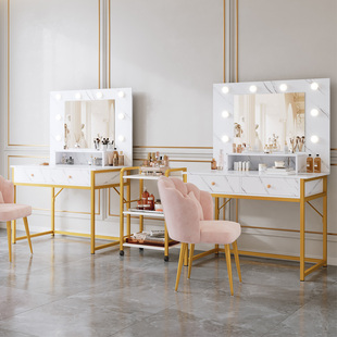 照相馆化妆台带灯专业彩妆婚纱店学校化妆师专用化妆桌美容院化妆