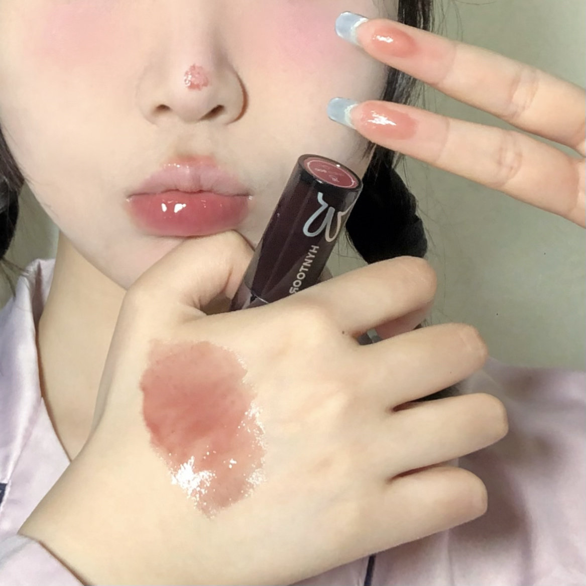 hyntoor黑兔星球唇蜜08异想唇釉镜面06奶茶色口红玻璃唇泥唇彩03