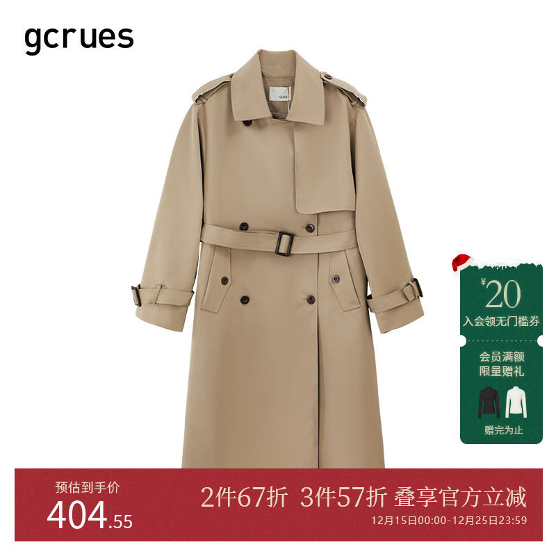 gcrues时尚韩版风衣外套