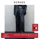女 GCRUES商场同款 G07Q02A1052 新款 直筒休闲裤 宽松阔腿裤 2025秋季