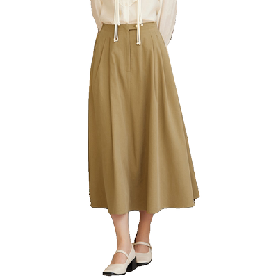 GCRUES文艺简约百搭半裙