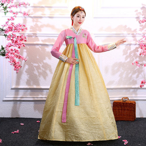 褶皱款朝鲜服装舞蹈服大长今韩服