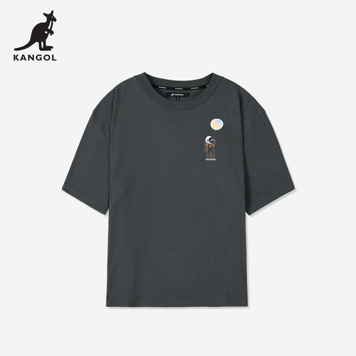 KANGOL韩版印花短袖t恤