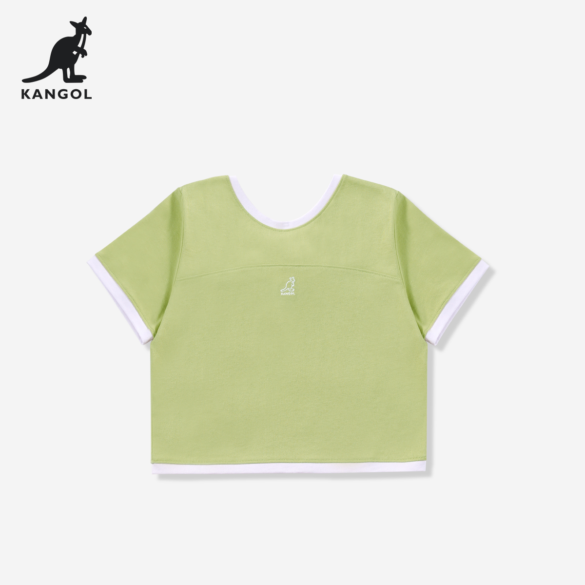 KANGOL纯棉设计感短袖t恤女夏