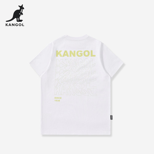 KANGOL字母印花短袖t恤