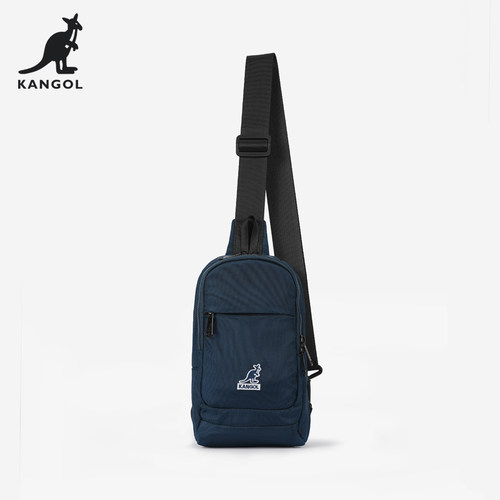 kangol男士运动风防泼水帆布胸包