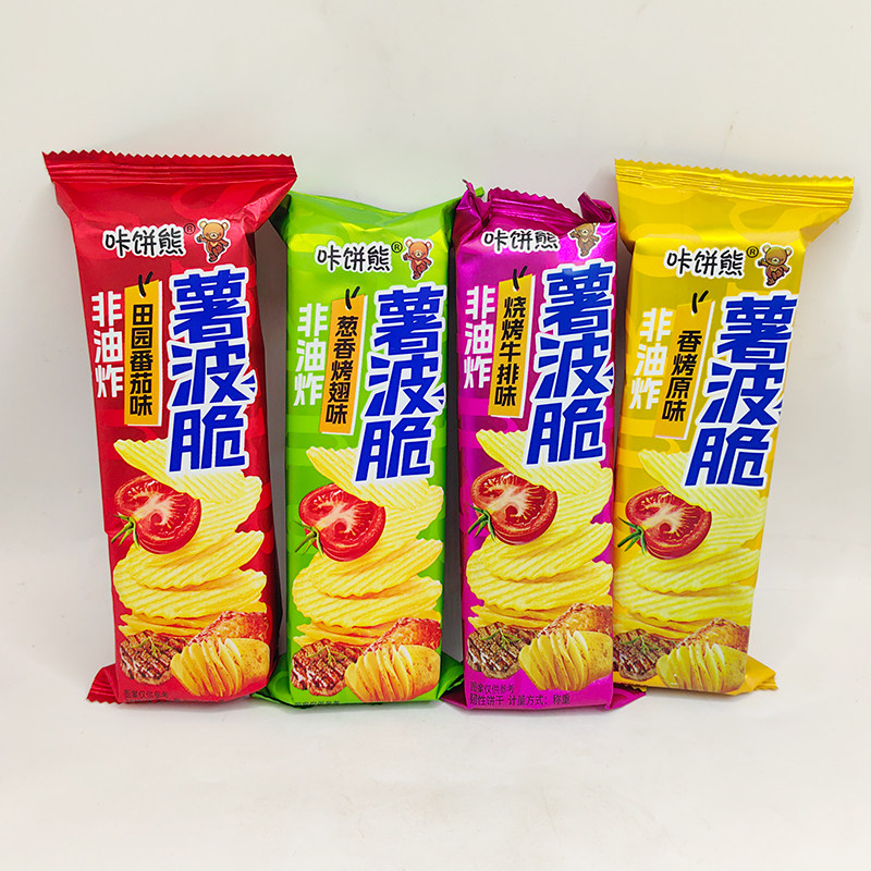 咔饼熊非油炸薯波脆香烤原味