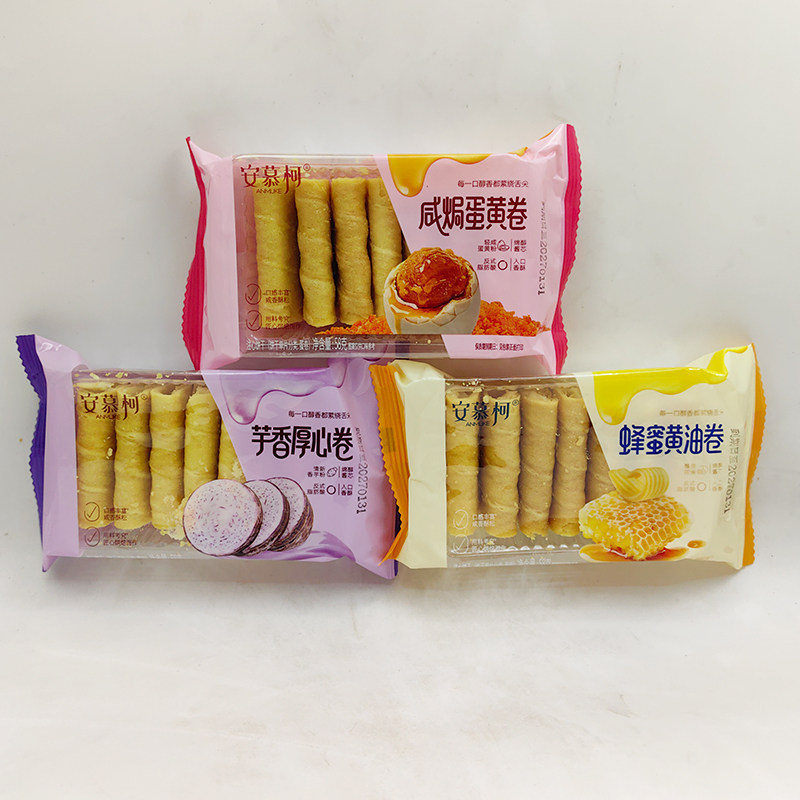 安慕柯咸焗蛋黄卷蜂蜜黄油卷