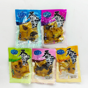 盐巴客香菇嫩豆干五香鸡汁牛汁烧烤泡椒味课间办公室追剧休闲零食