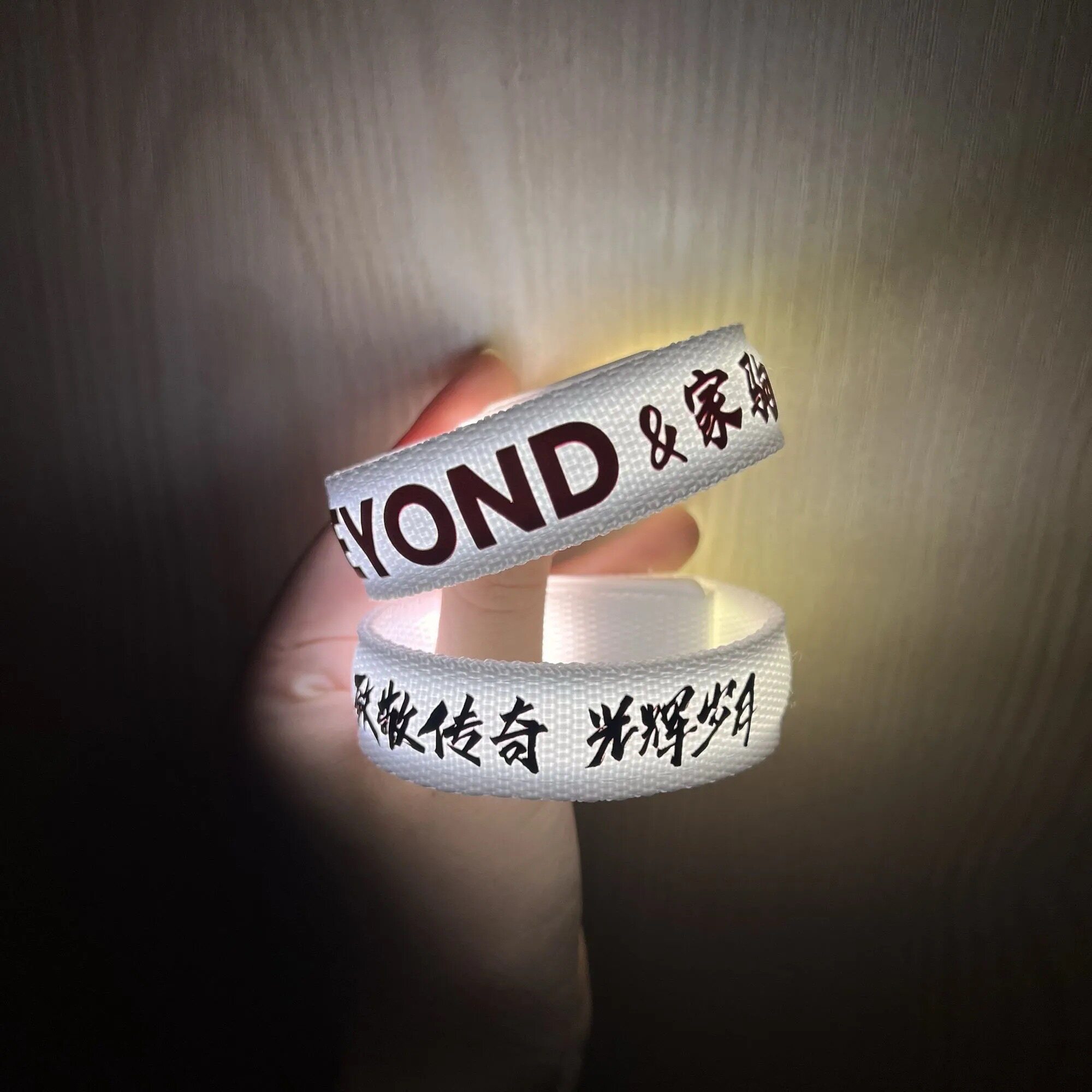 叶世荣应援发光手环演唱会音乐节粉丝助威发光道具周边Beyond乐队图片