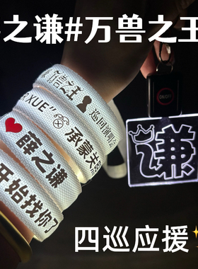 2026薛之谦 应援发光手环 万兽之王巡回演唱会 应援手环助威道具