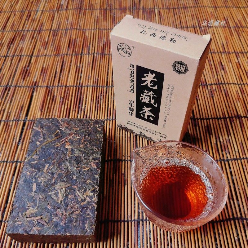 雅安藏茶特级紧压康砖老藏茶500g