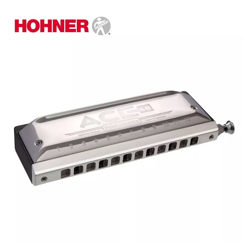 Hohner德国新款ACE48和来12孔半音阶口琴专业演奏ACE-48包邮
