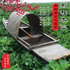 major customized To fake something antique Boat Sailing decorate Wooden Sightseeing boat European style Hand boating boat with a long sweep Fishing prop