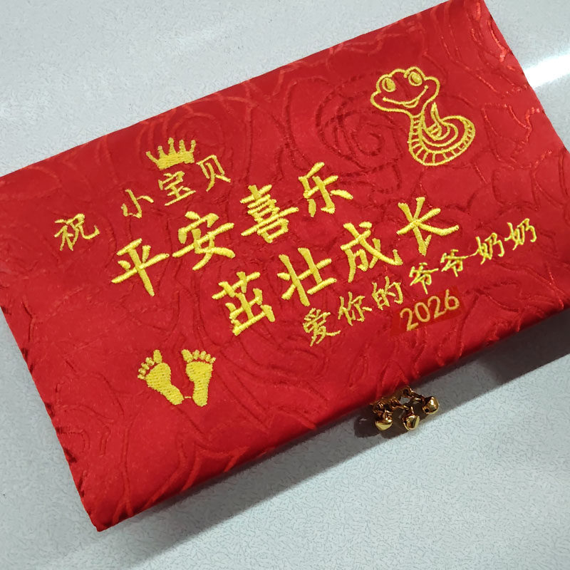 宝宝出生红包2026见面礼满月红包个性创意可爱卡通周岁新年利是封
