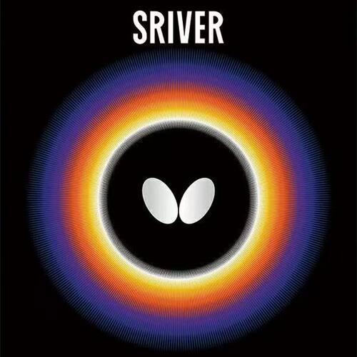 蝴蝶 Sriver 乒乓球胶皮高弹性高摩擦乒乓拍反胶套胶 单桧可用