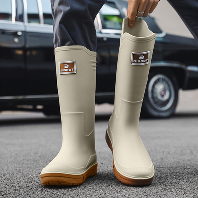 徒步高筒雨鞋男款防水鞋防滑钓鱼