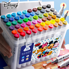 Disney迪士尼双头水性款马克笔儿童无毒可水洗学生美术专用24色36色48色60色80色彩色水彩笔画画笔涂色笔套装