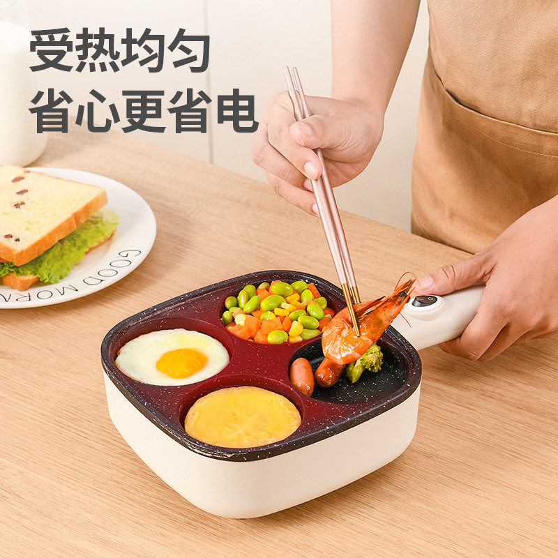 新款跨境热卖学生宿舍小煎锅上班族多功能早餐机四孔鸡蛋锅OTHER