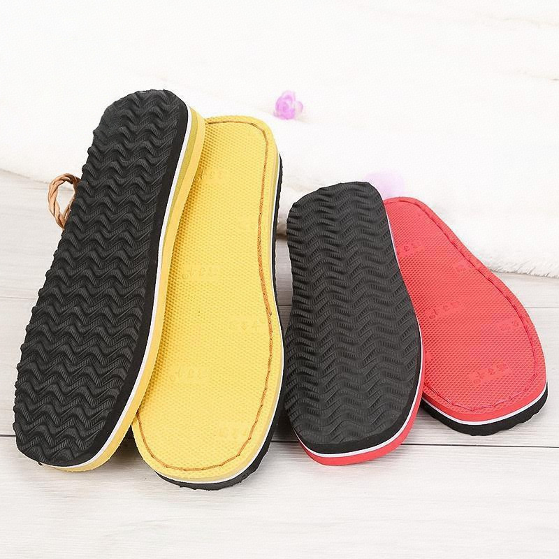 棉鞋防滑拖鞋鞋底橡胶耐磨鞋底代发勾编织孺子牛毛线鞋孺子泡沫