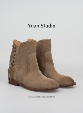 【圆圆专享】时装靴X25252566-9跟高2.5cm半码拍小