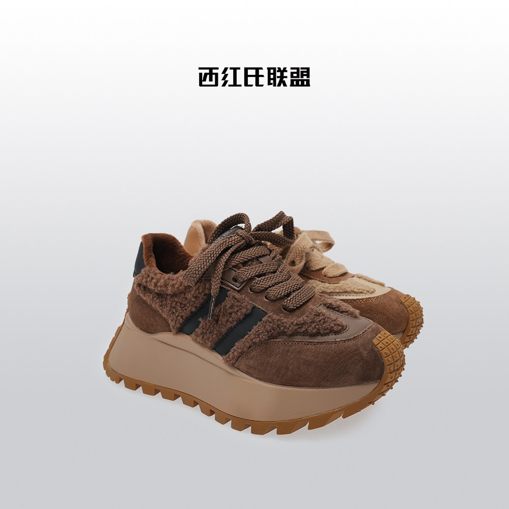 【西红氏】休闲鞋s106339-7700659跟高5cm半码拍大