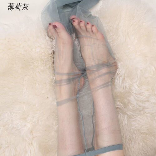 一线裆夏季女丝袜重口味光腿神器防勾连裤丝袜高透0D黑丝脚尖透明