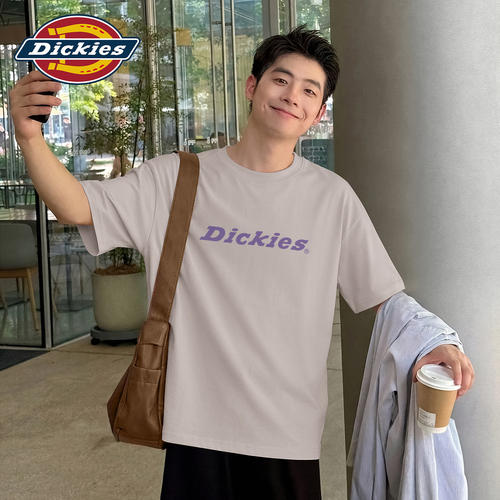 Dickie纯棉重磅短袖T恤男款