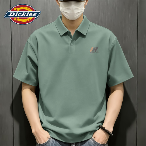 Dickies男款POLO衫2026新款夏季短袖翻领上衣凉感轻薄透气百搭T恤