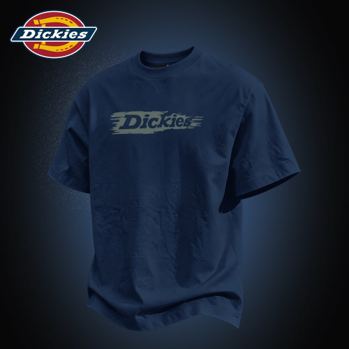 Dickies美式潮牌短袖T恤男夏季宽松圆领套头LOGO印花休闲打底上衣