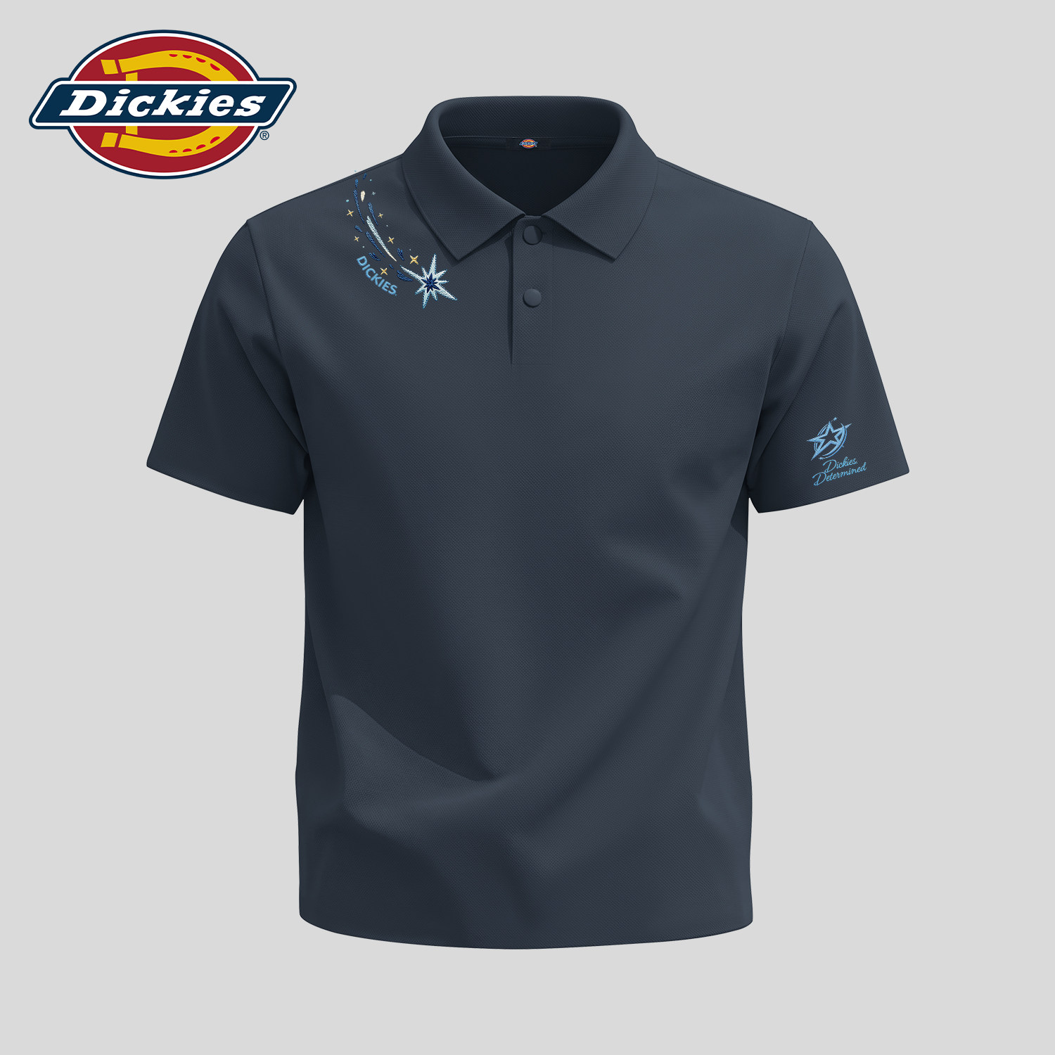 Dickies翻领POLO衫冰丝凉感男士上衣2026夏季新款短袖男款半袖t恤
