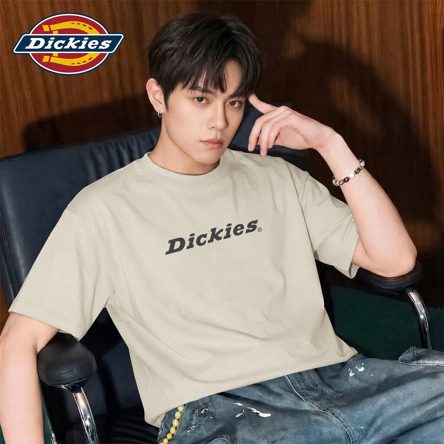 Dickies纯棉短袖T恤男生夏季