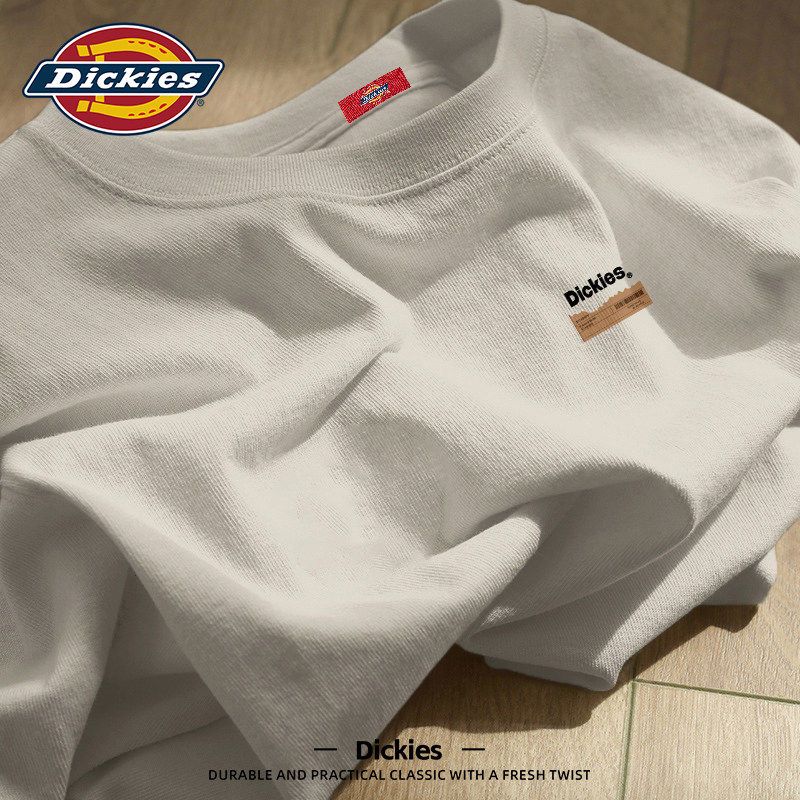 Dickies纯棉男款短袖T恤圆领2026夏季新款半袖衣服男士夏装上衣