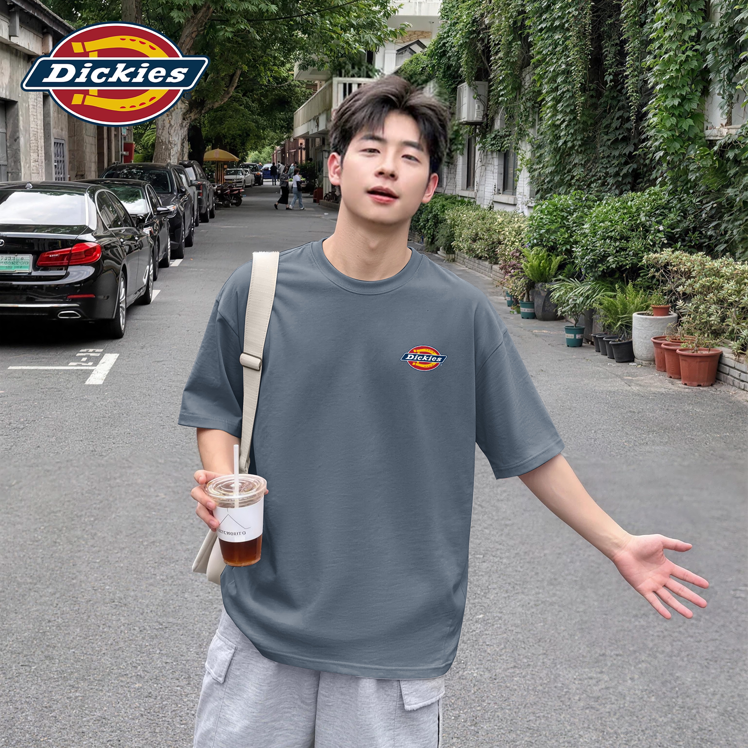 Dickies美式短袖T恤男款休闲2026新款夏季重磅宽松纯棉青少年上衣