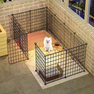 狗狗围栏家用室内宠物猫栅栏泰迪比熊柯基小型犬隔离门栏小狗笼子