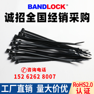 尼龙扎带整理电线电缆束带捆扎带7.6mm宽全系列 PA66原料自锁式