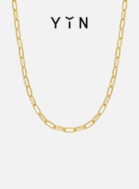 YIN隐「易」系列繁花闪闪双层编织18K金项链锁骨链女珠宝礼物新款