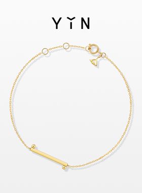 YIN隐「一」系列太极手链  18K金Au750彩金东方美学新中式礼物