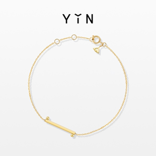 YIN隐「一」系列太极手链 礼物 18K金Au750彩金东方美学新中式