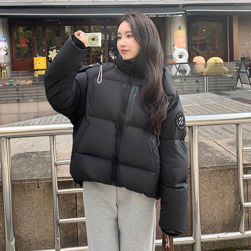 新款[现货}90白鹅绒连帽拉链袖标款羽绒服9922-p360-k538图片