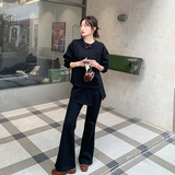 【新款】慵懒黑色卫衣套装8007-p175-k288，女装套装/套裙，浙宝079