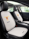 汽车坐垫四季 凉垫座椅垫可爱座垫布艺座椅套女生三件套 通用夏季