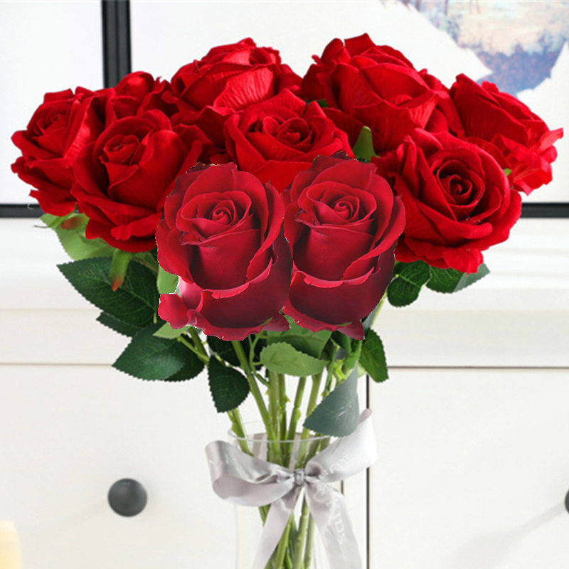 【九零玫瑰花苗 】红色切花大花浓香月季花卉观花绿植物阳台盆栽